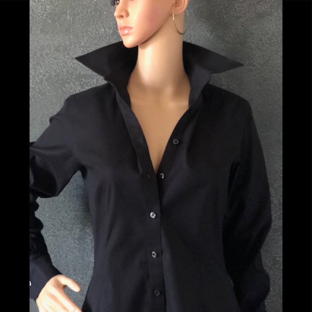 Brooks Brother fitted black shirt